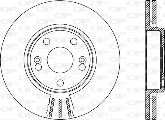 OPEN PARTS Тормозной диск BDA1879.20